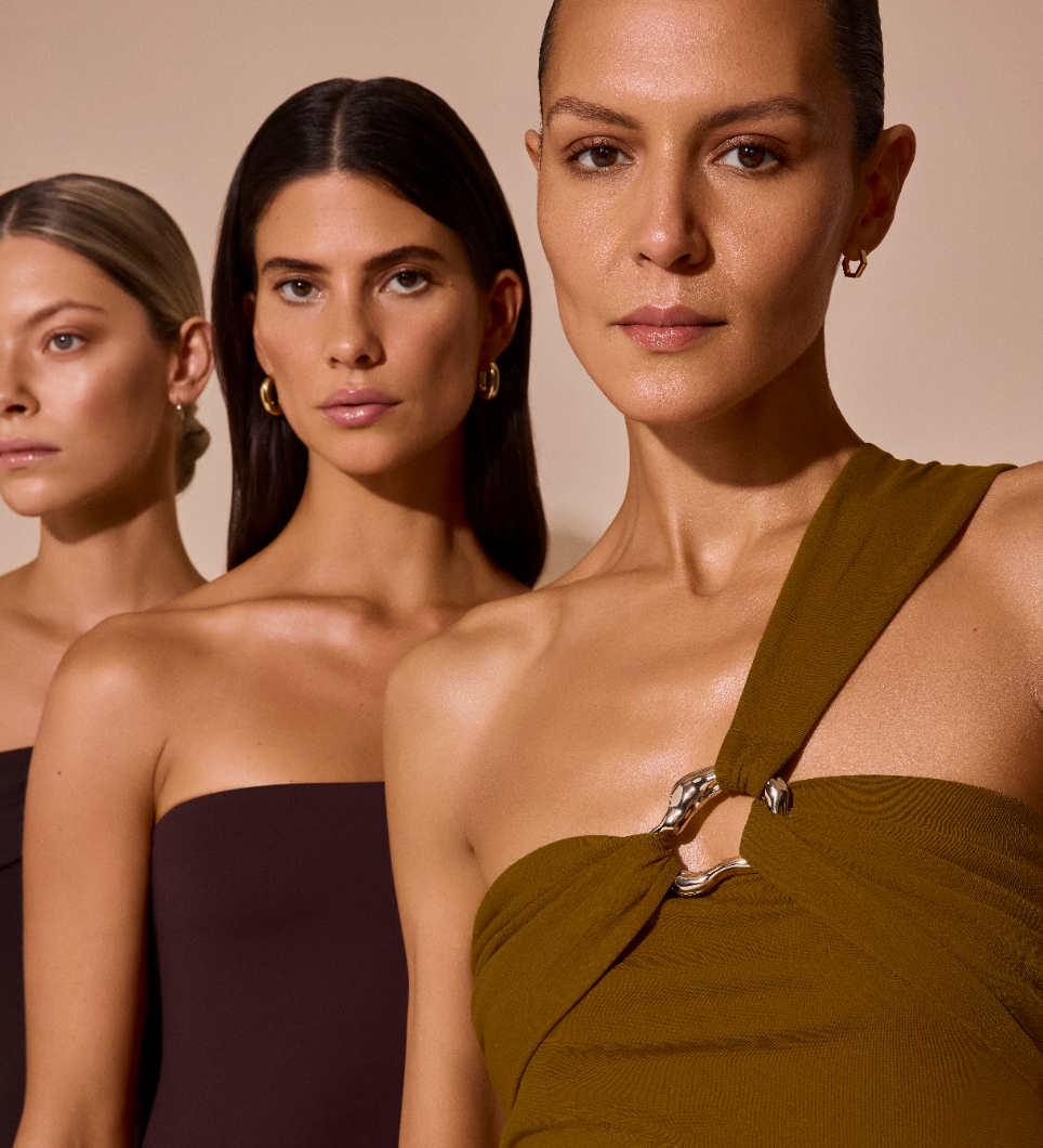 Three women in a Vita beauty campaign